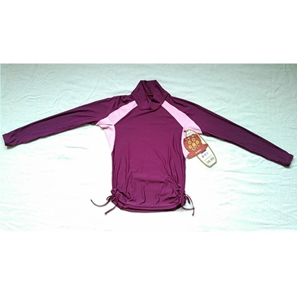 GreenBean Women's Long Sleeve Rash Guard Sun Protection Shirt, Small - Picture 1 of 2